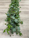 Fresh Garland Italian Ruscus & Eucalyptus Garland // Natural Combo Garland // Wedding Garland // Real Fresh Greenery Garland - CaliforniaFlowerGrowers.com